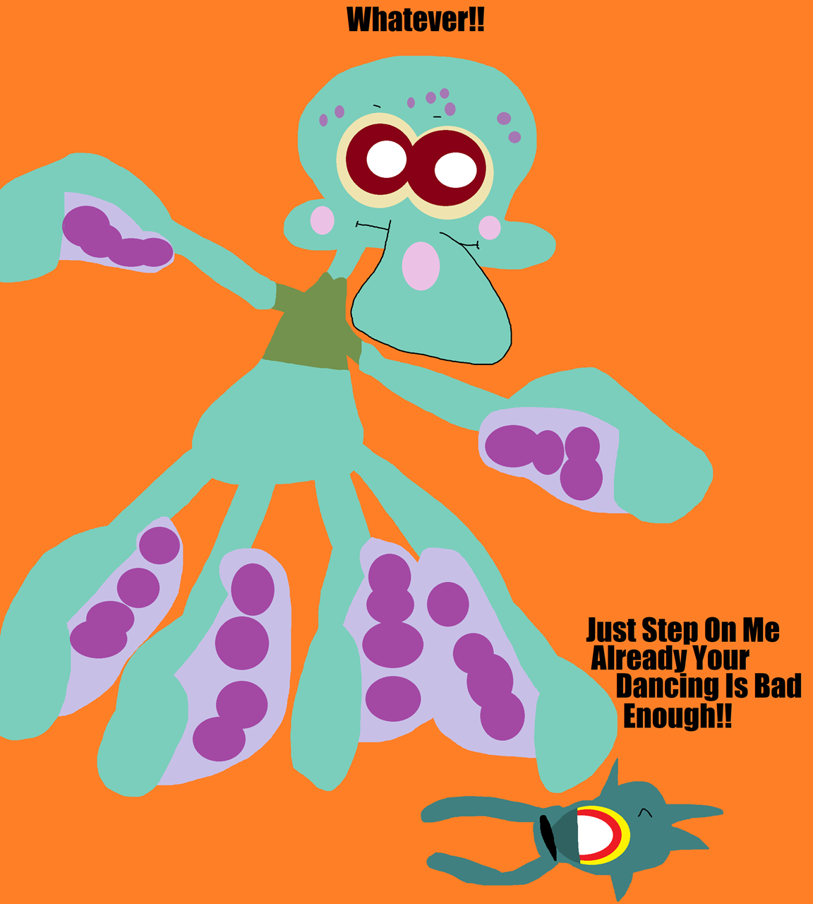 Just Step On Me Already Your Dancing Is Bad Enough^^ by Falconlobo