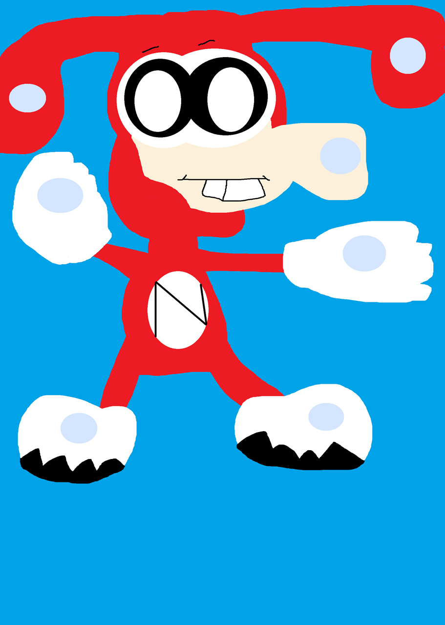 Window Cling Plush Noid Again^^ by Falconlobo