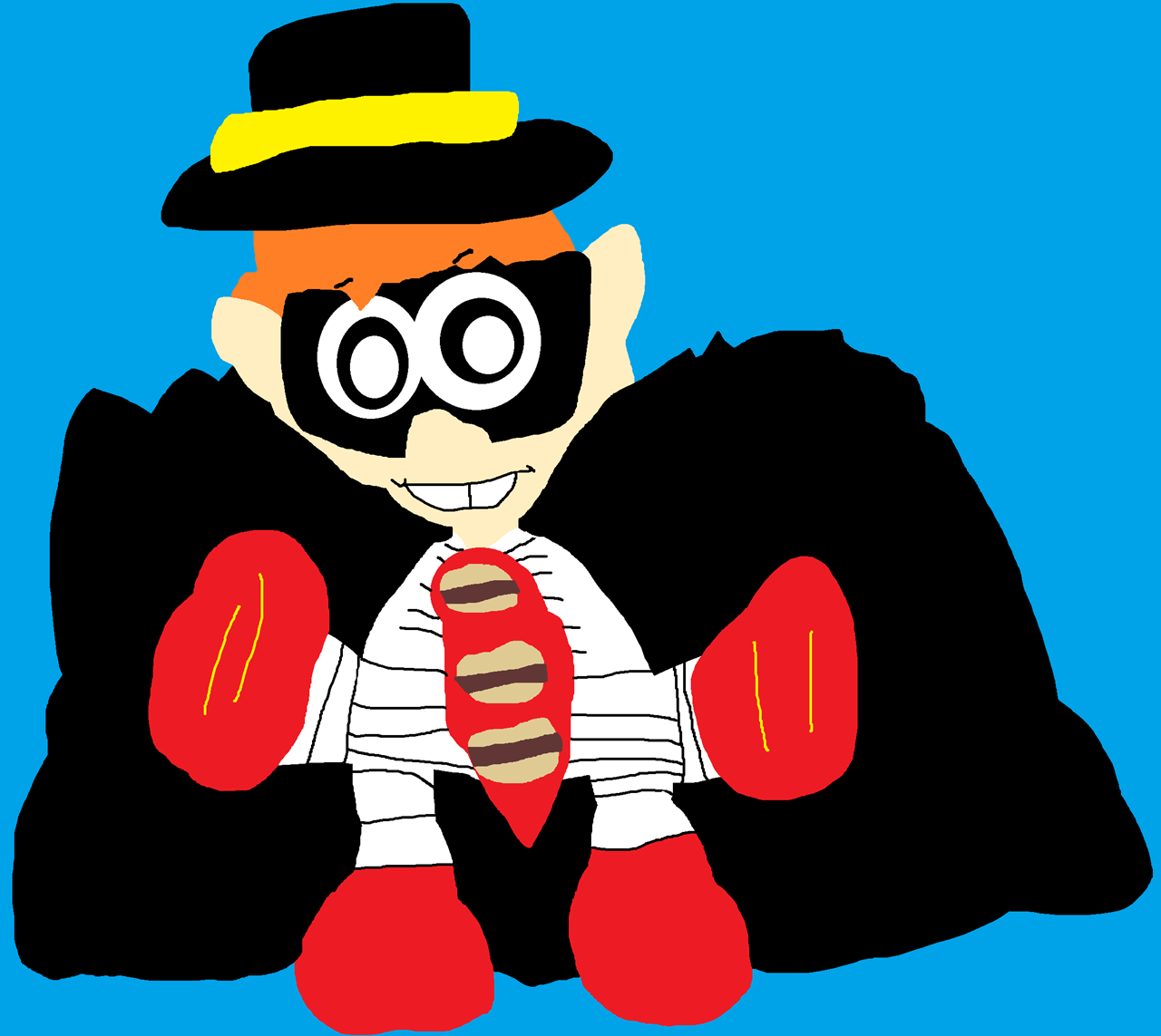 Hamburgular Sitting Plush^^ by Falconlobo