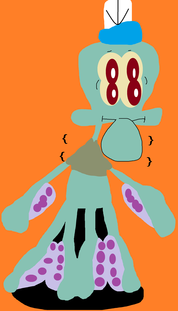 Cactus Flea Market Uniqlo Squidward Bobblehead^^ by Falconlobo