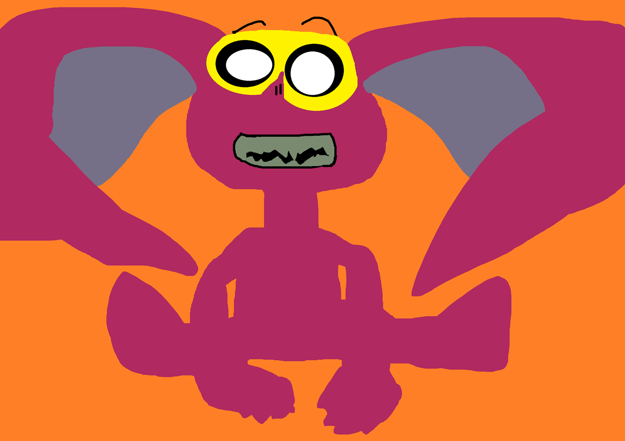 Icckus sitting plush Yet Again^^ by Falconlobo