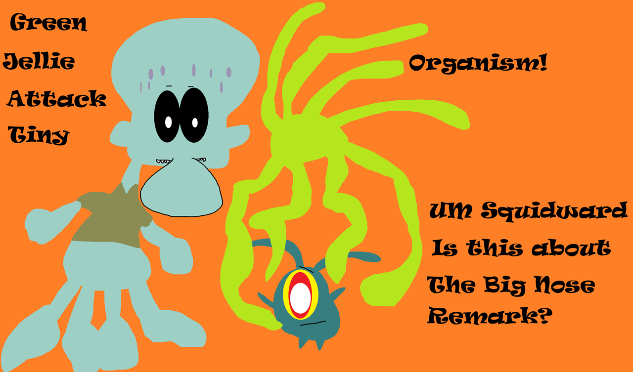 Green Jelly Attack Tiny Organism^^ by Falconlobo