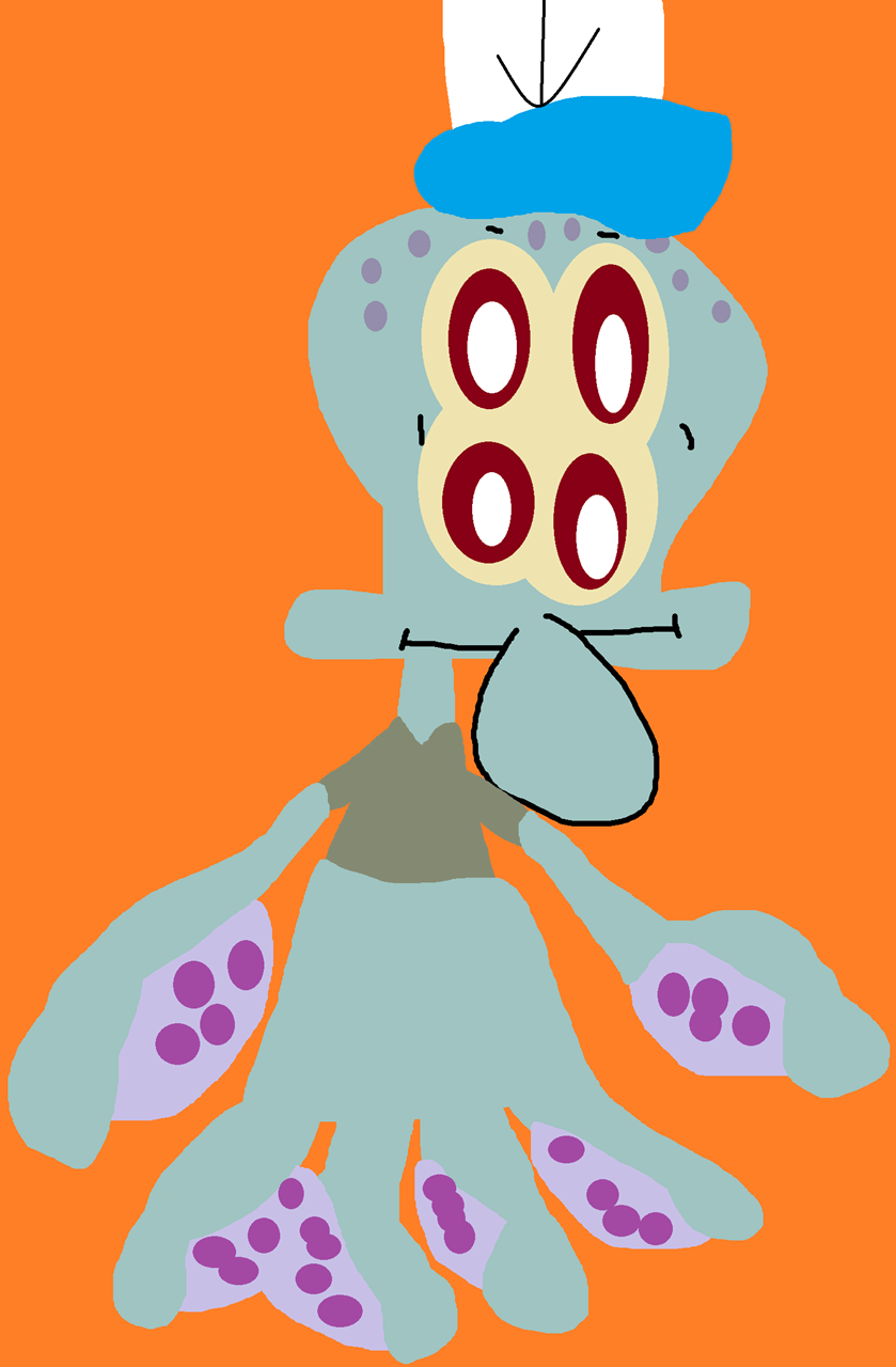 Cactus Flea Market Uniqlo Squidward Plush^^ by Falconlobo