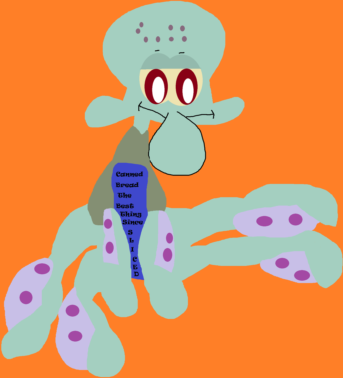 Squidward Snackles Plush Again^^ by Falconlobo