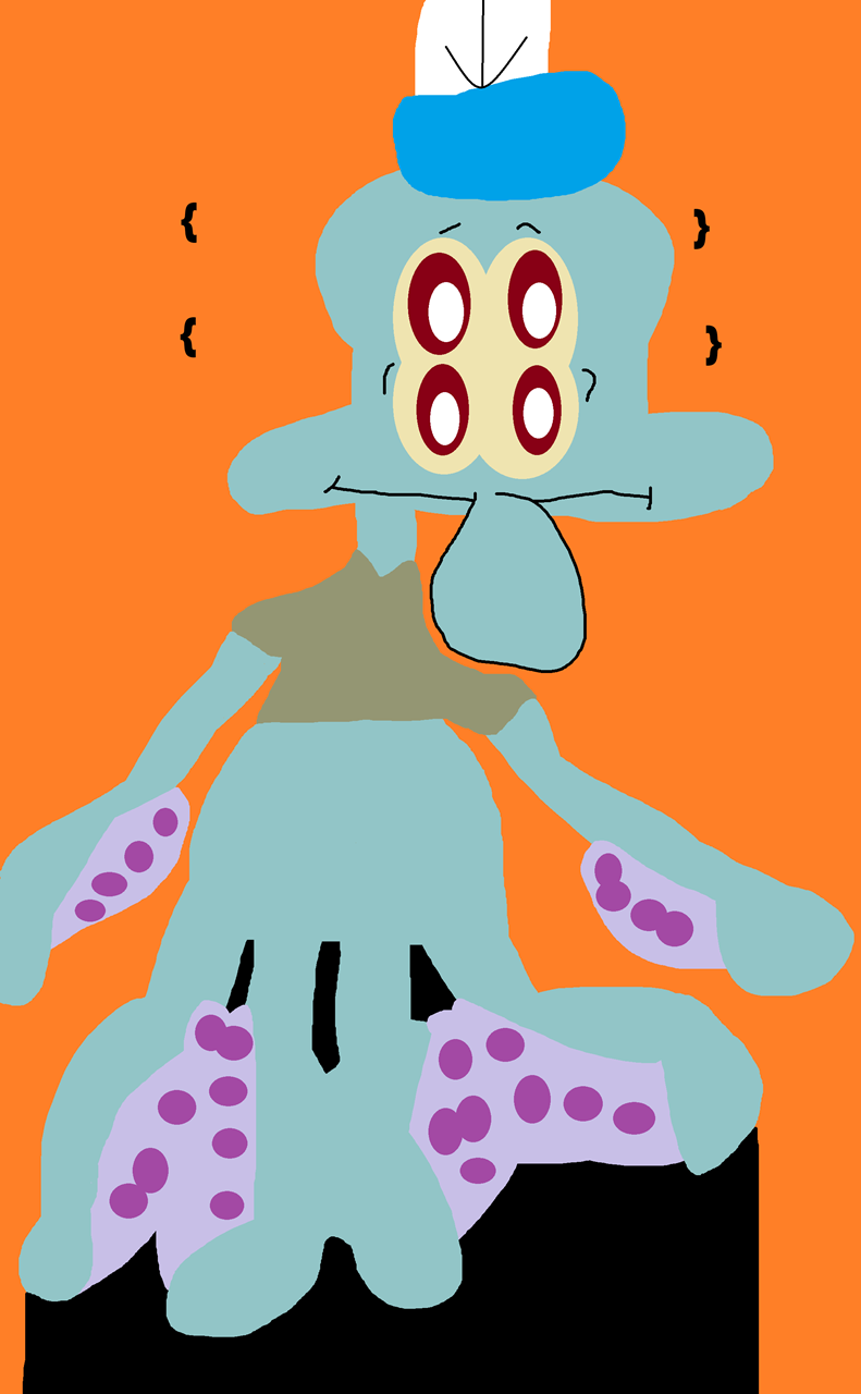 Another Squidward Cactus Flea Market Uniqlo Bobblehead^^ by Falconlobo