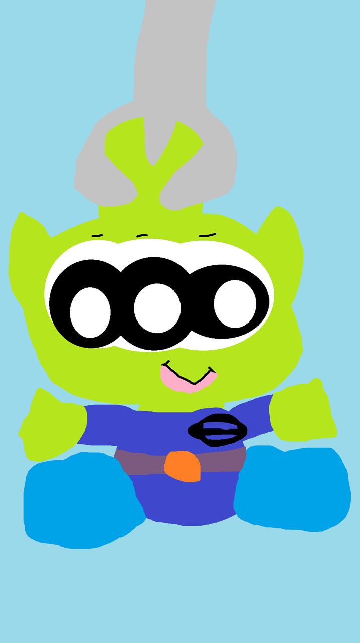 Alien Sitting Plush Again^^ by Falconlobo