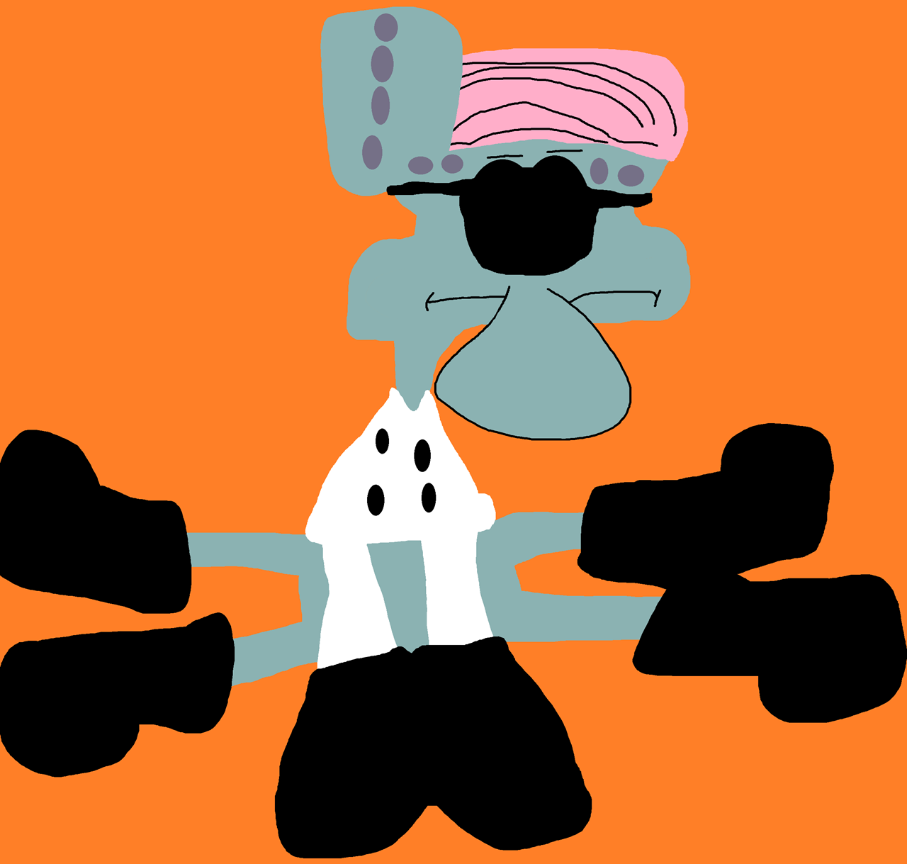 DR Finklesquid Sitting Plush^0^ by Falconlobo