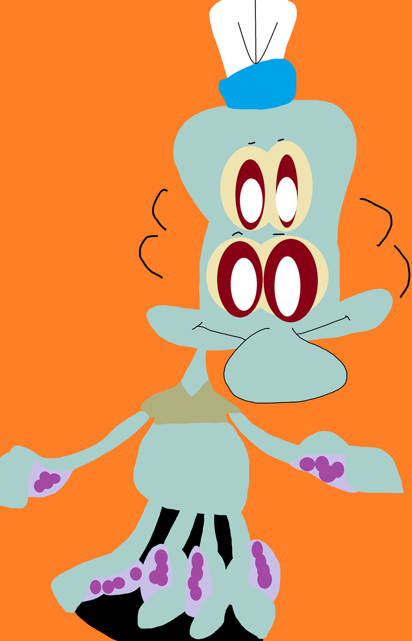 Squidward Cactus Flea Market  Uniqlo Style BobbleHead Again^^ by Falconlobo