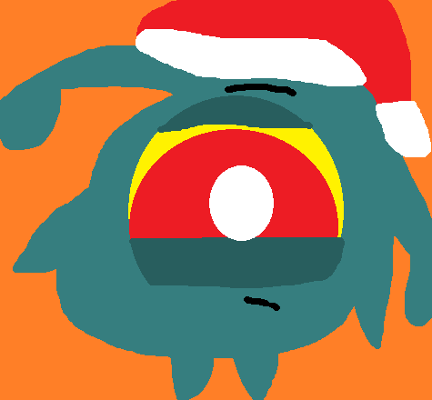 Random Santa Hat Plankton again by Falconlobo