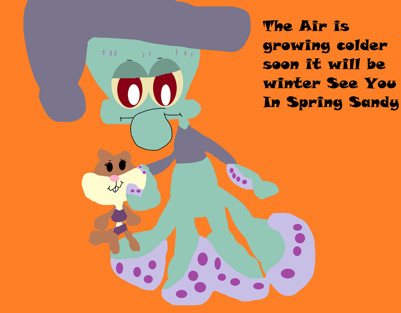 Squidward's Yearly Routine^^ by Falconlobo