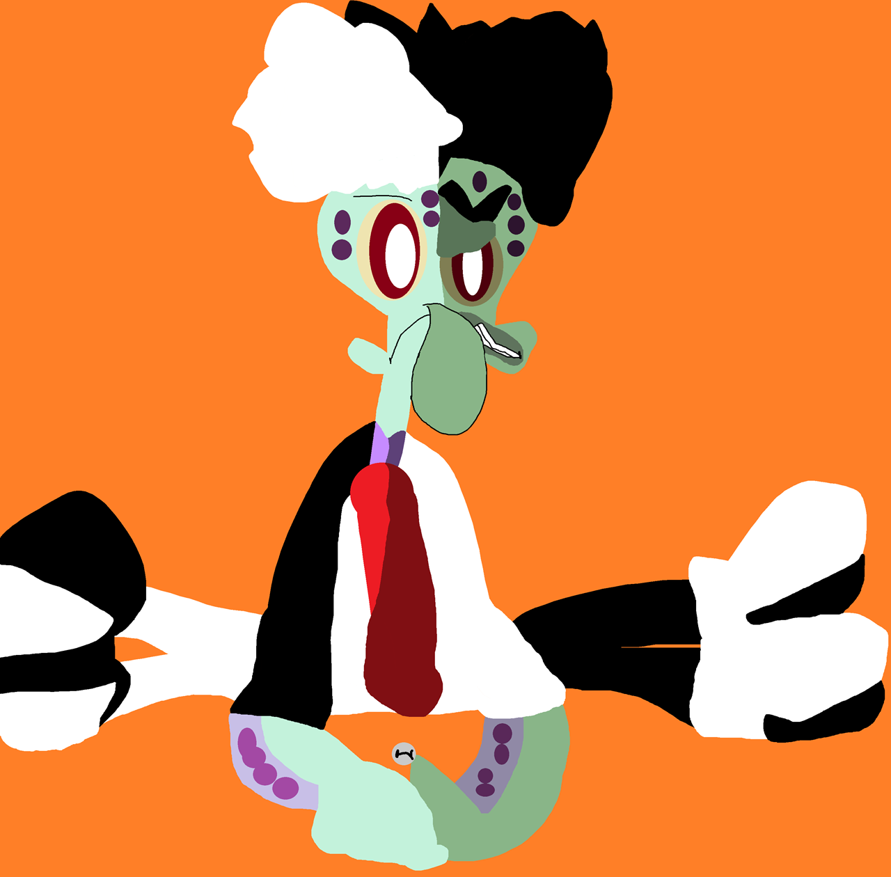 TwoSquid Sitting Plush^^ by Falconlobo