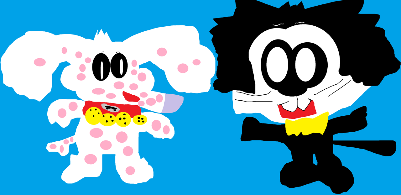 Build A Bear Polka Dot Elephant And Random Felix The Cat^^ by Falconlobo