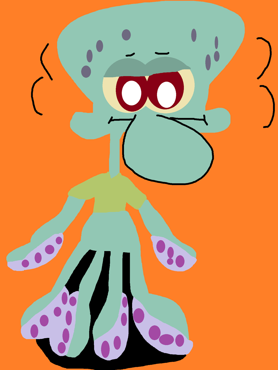 Bobblehead Squidward Yet Again^^ by Falconlobo