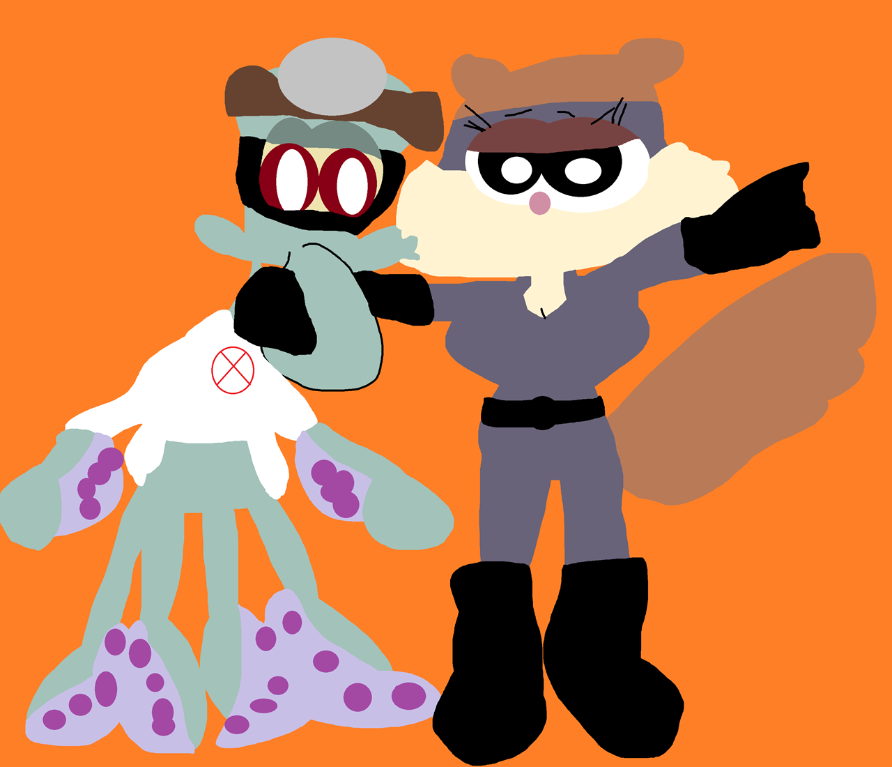 DR. Negative Kissing The Rodent^^ by Falconlobo