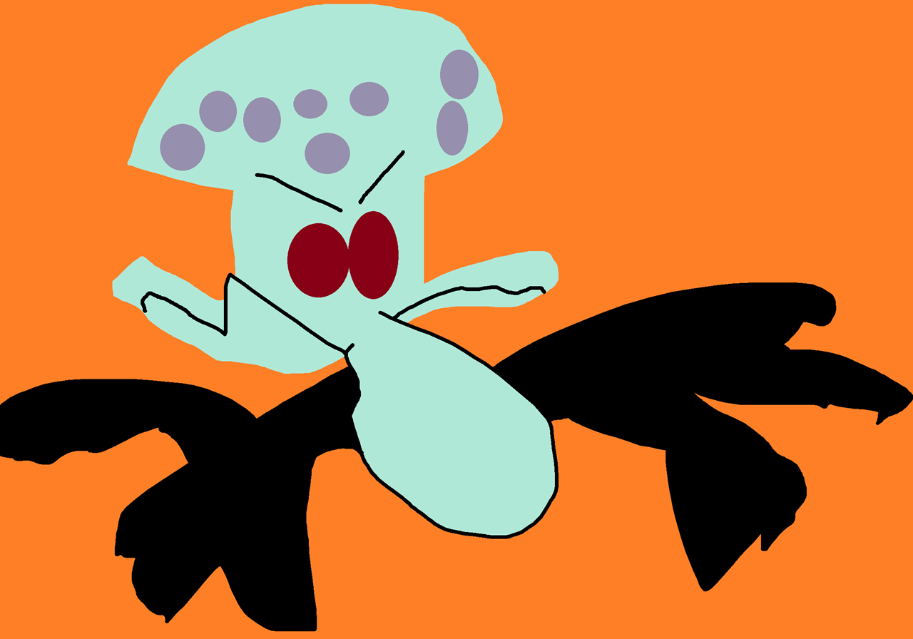 Squidward Spittball Again^^ by Falconlobo