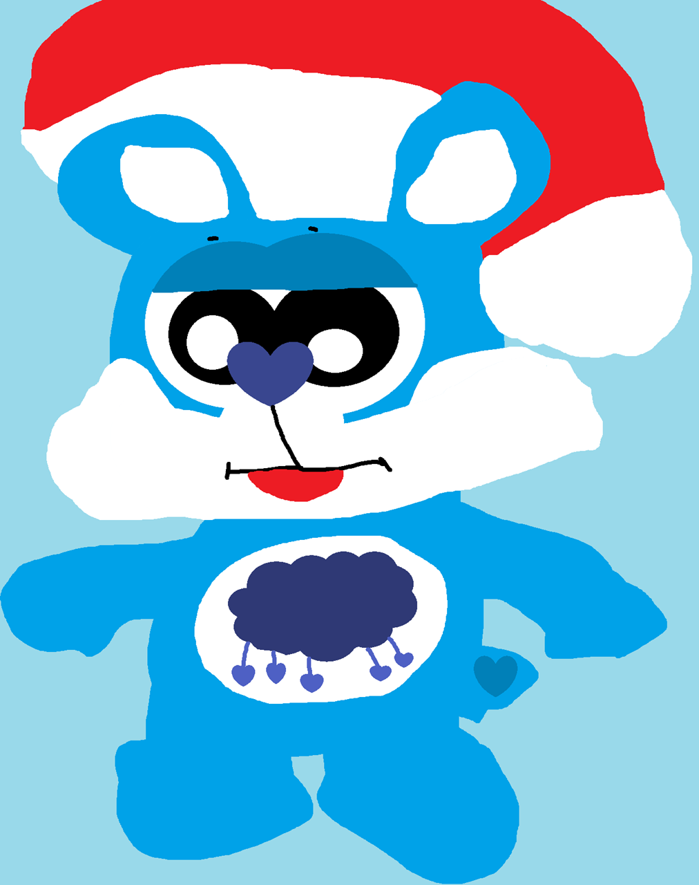 Santa Hat Grumpy^^ by Falconlobo