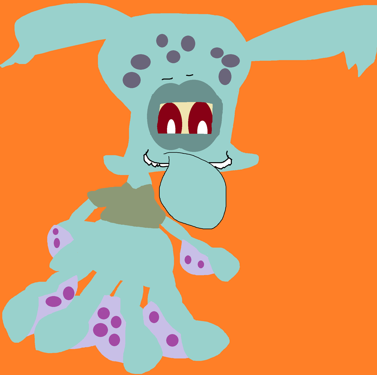 Lafuggler Squidward Yet Again^^ by Falconlobo