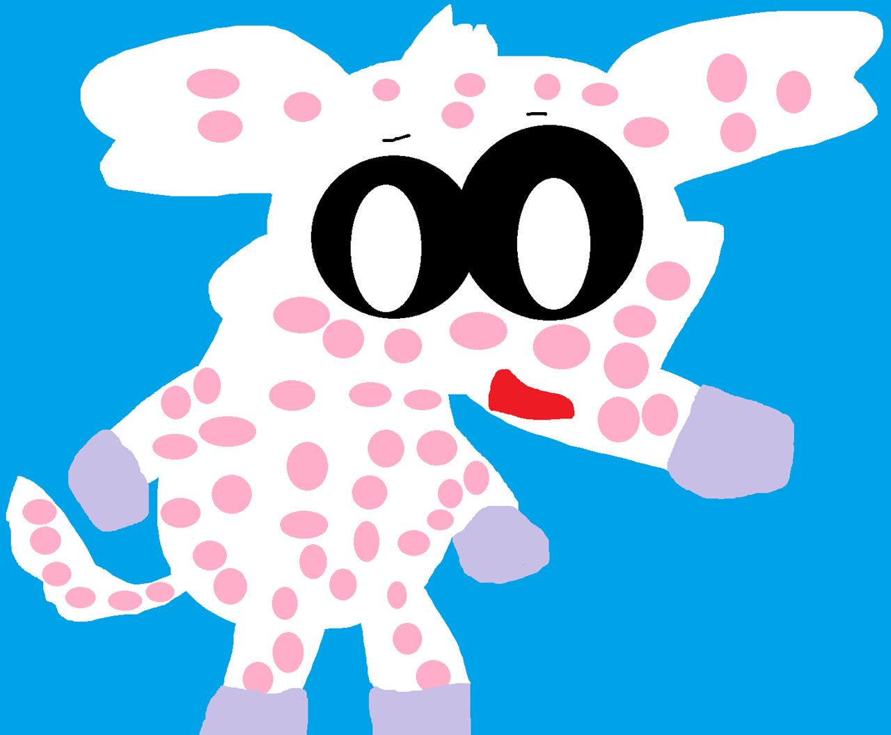 Kind Of Anime Chibi Style Polka Dot Elephant^^ by Falconlobo