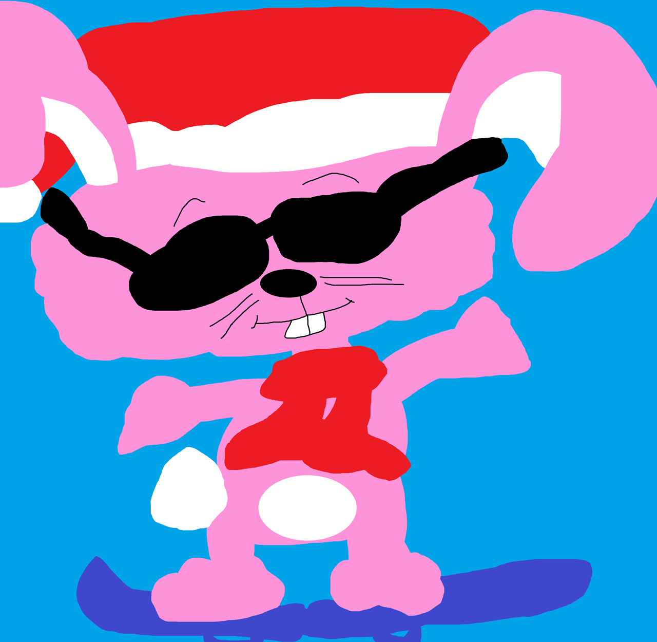 Holiday Energizer Bunny^^ by Falconlobo