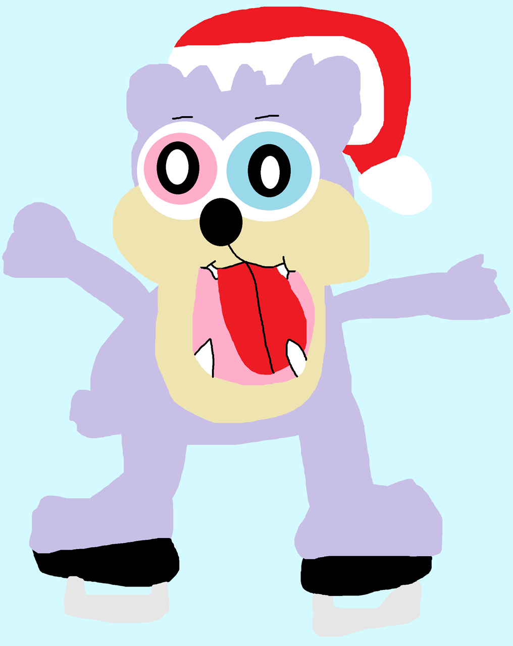 Dizzy Devil Iceskating^^ by Falconlobo