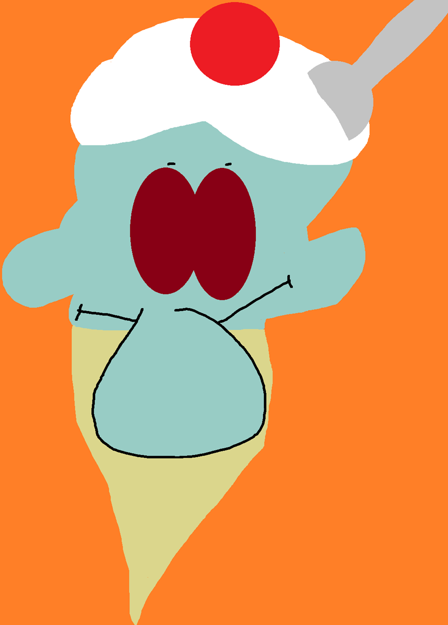 Squidstachico Ice Cream Sundae Cone Again^^ by Falconlobo