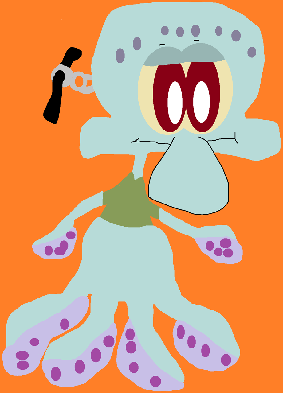 Squidward Keyring Plush^^ by Falconlobo