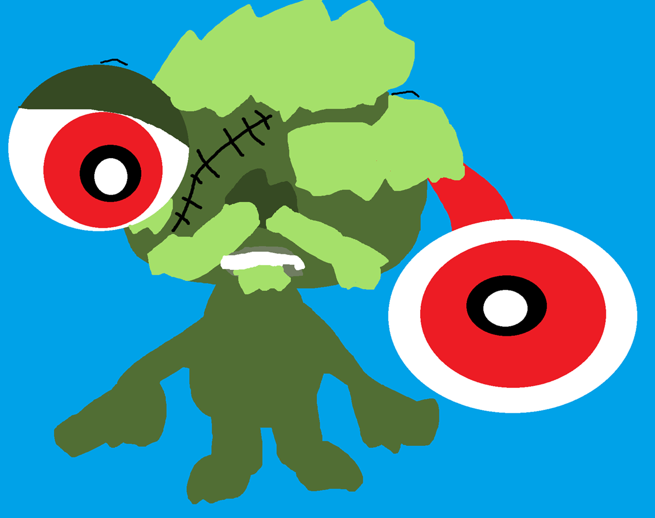 Slobolous Anthro Again^^ by Falconlobo