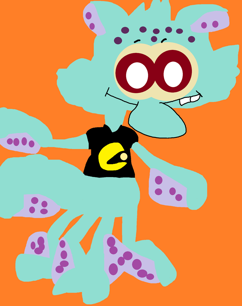 Cal Slightly Older In Pacman Shirt^^ by Falconlobo