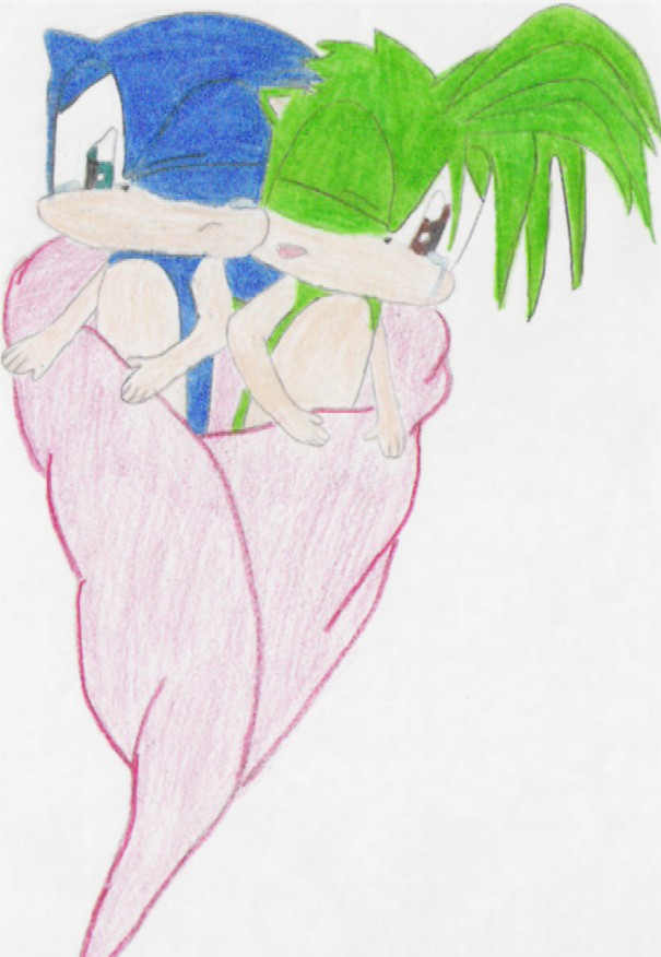 Baby Sonic and Manic by FallenAngel0792