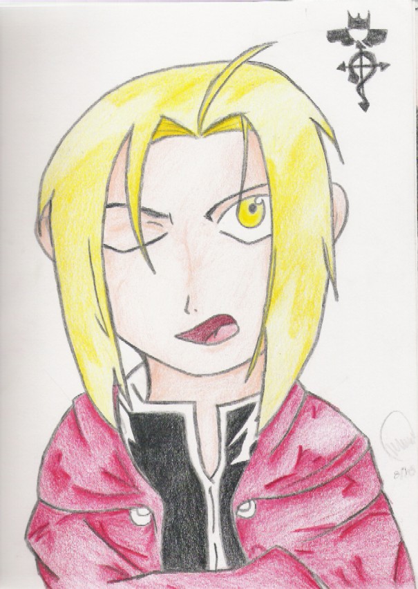 My very first attempt at Edward Elric by FallenAngel0792