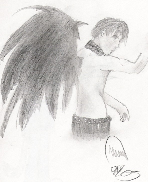 Dark Angel Boy, thing by FallenAngel0792