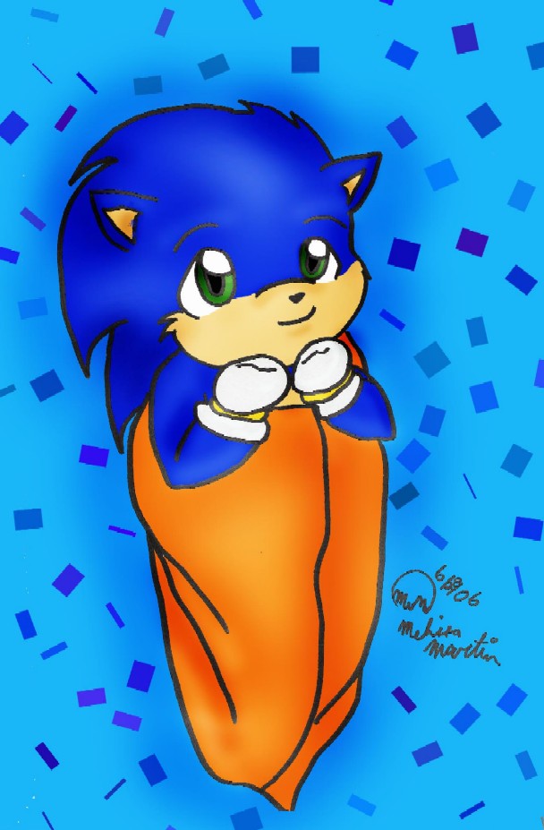 Baby Sonic (cuter one) by FallenAngel0792