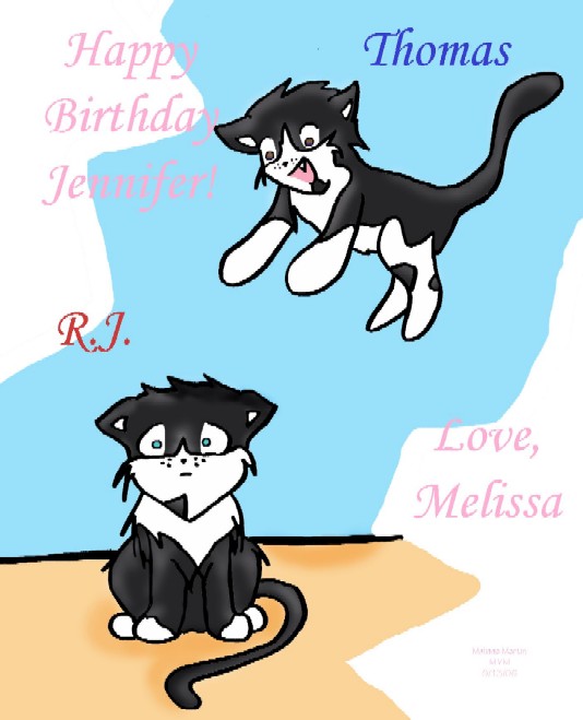 Happy Birthday Jennifer (My sister) by FallenAngel0792