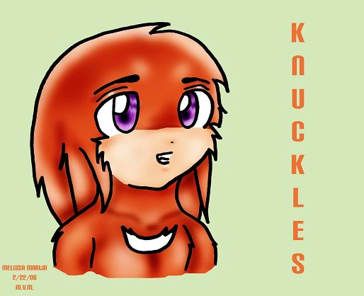Chibi Knuckles by FallenAngel0792