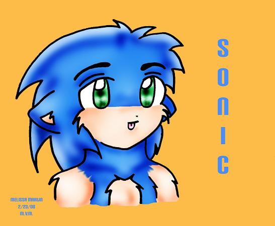 Chibi Sonic by FallenAngel0792
