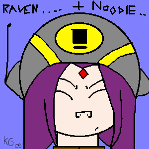Raven+Noodle=This by FallenBelief