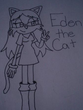 Eden The Cat *Gift for Violet_rose* by FallingRaindrops
