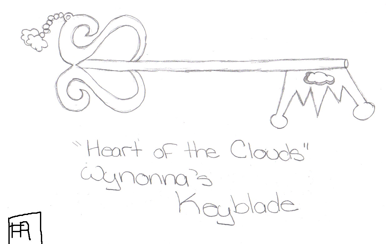 Heart of the Clouds- Wynonna's Keyblade by FallingRaindrops