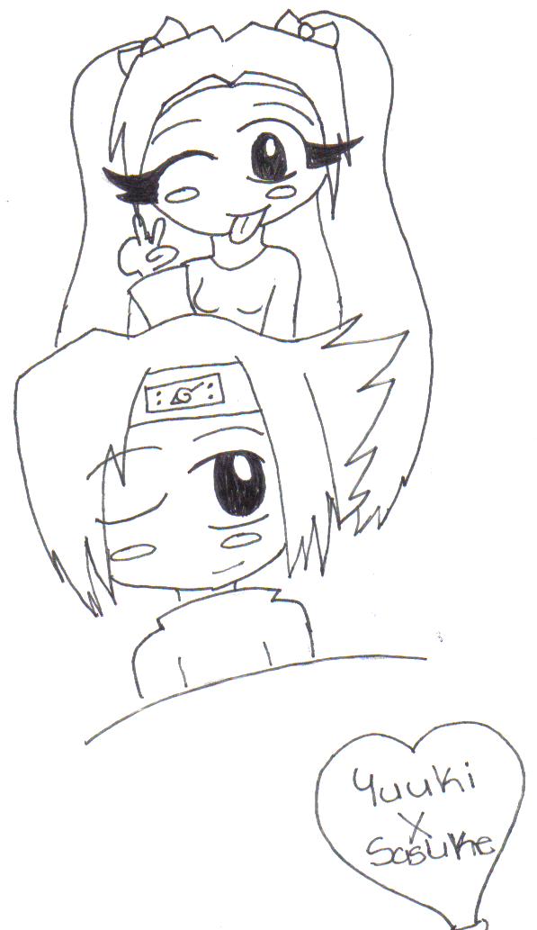 Yuuki and Sasuke *request for espiofangirl1 by FallingRaindrops