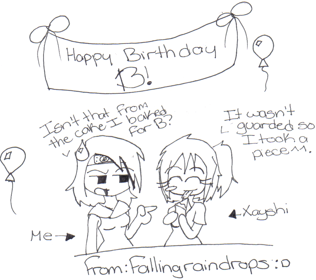 Happy Birthday B :D by FallingRaindrops
