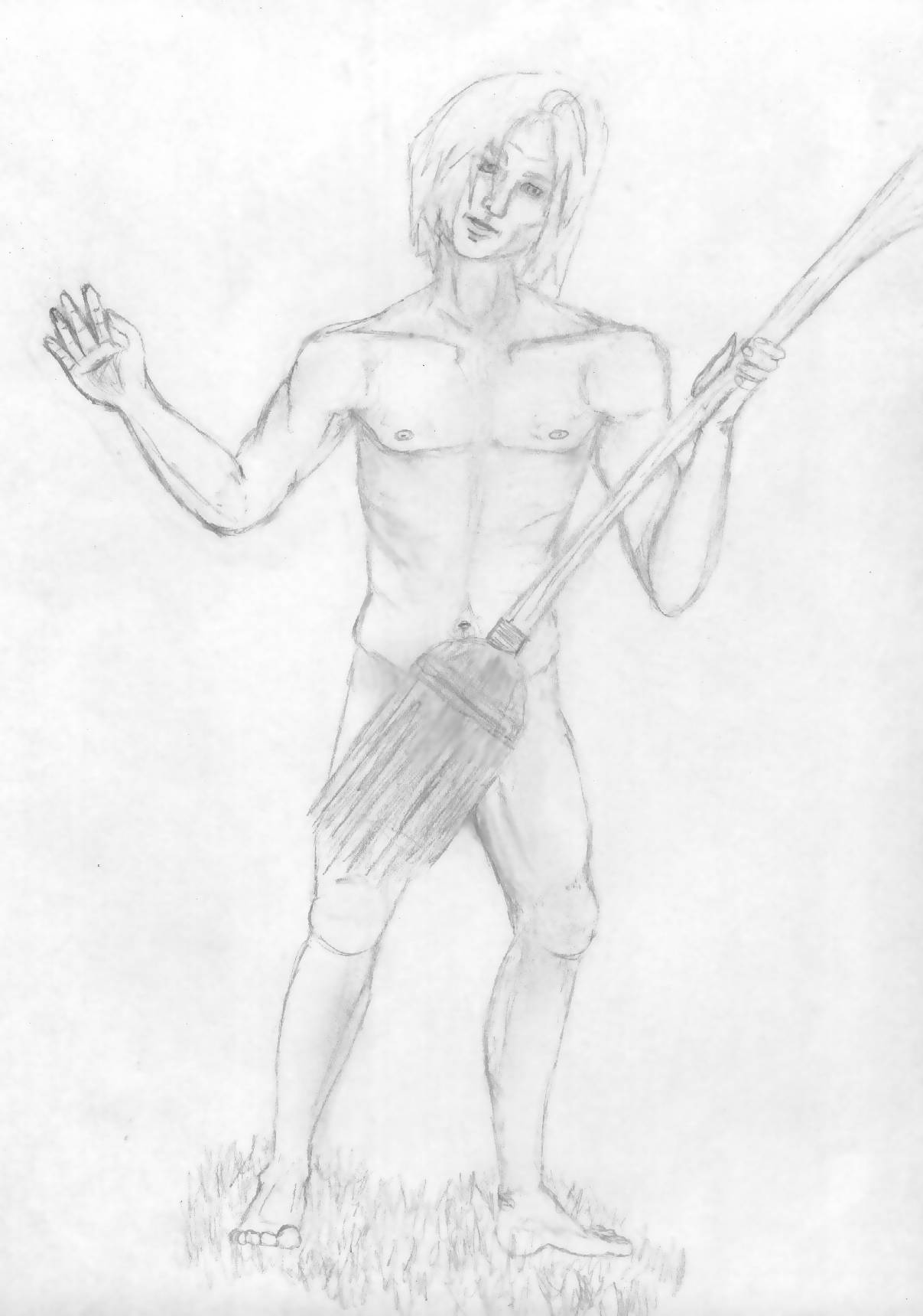 "Quidditch" Nudist Draco by Falthee