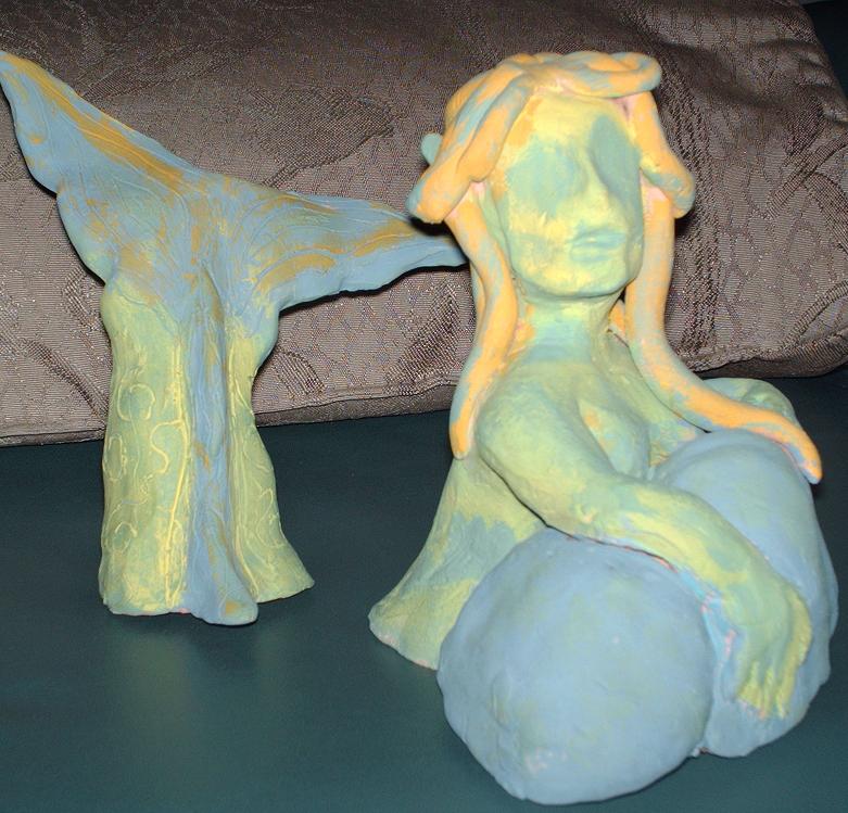 Clay Mermaid by Falthee