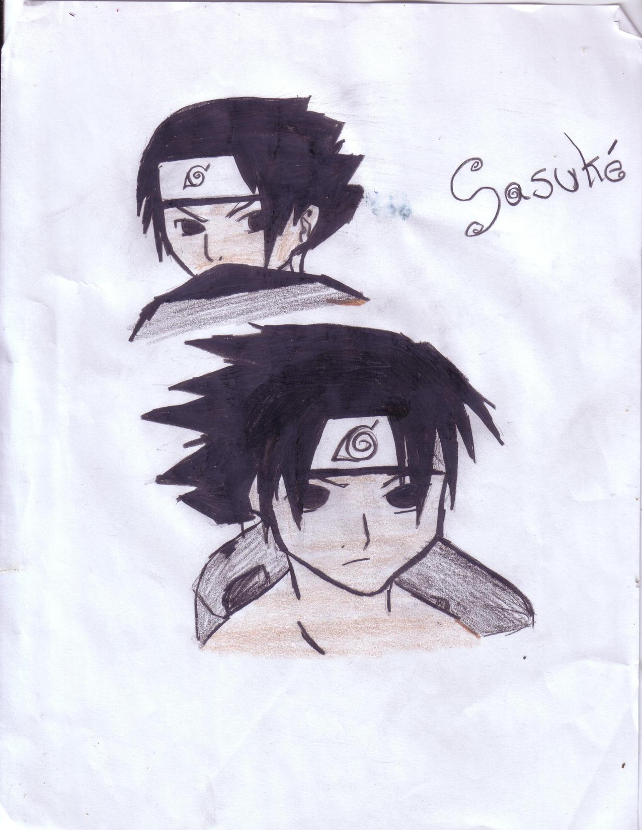 Sasuke collage by Fatal_dreamer