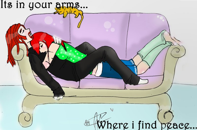 Its in your arms, where i find peace ( sashaXPickles) by Fatal_dreamer