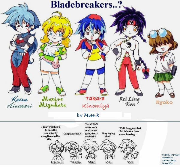 Female Version of the Bladebreakers by Fate