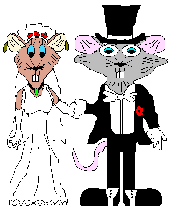 Wedding mice by FearlessSwan