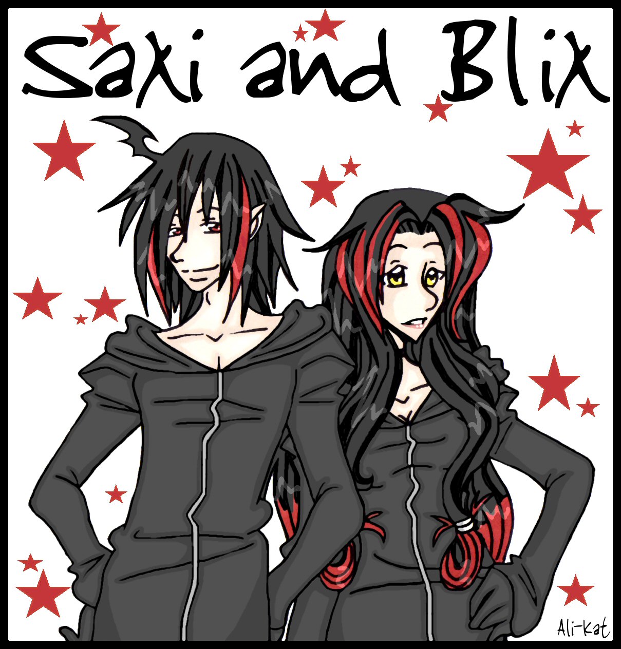 Saxi and Blix by FeiFeiKara