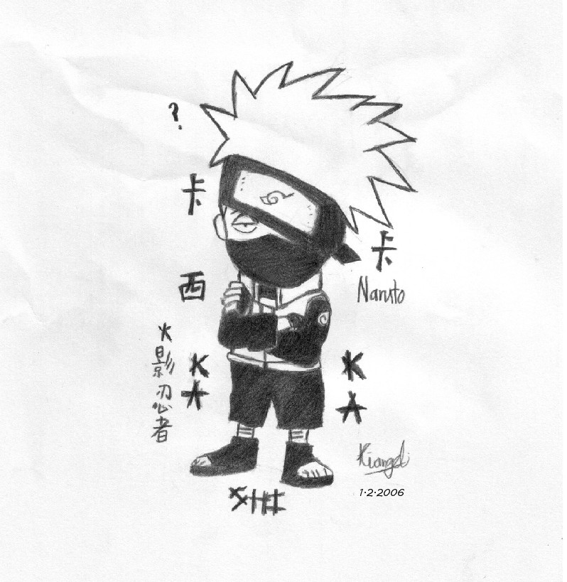 *~Chibi no Kakashi Sensei~* by FeroCe_FuoCo