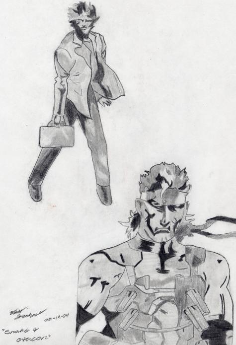 Snake and Otacon by Ferron_the_one