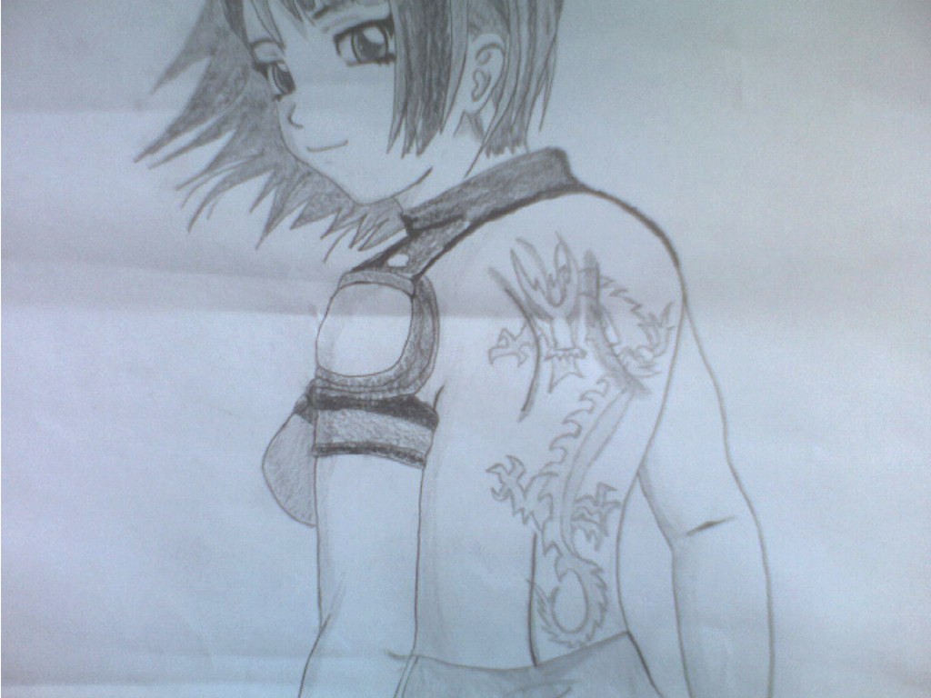 Dragon tattooed girl by FieNd